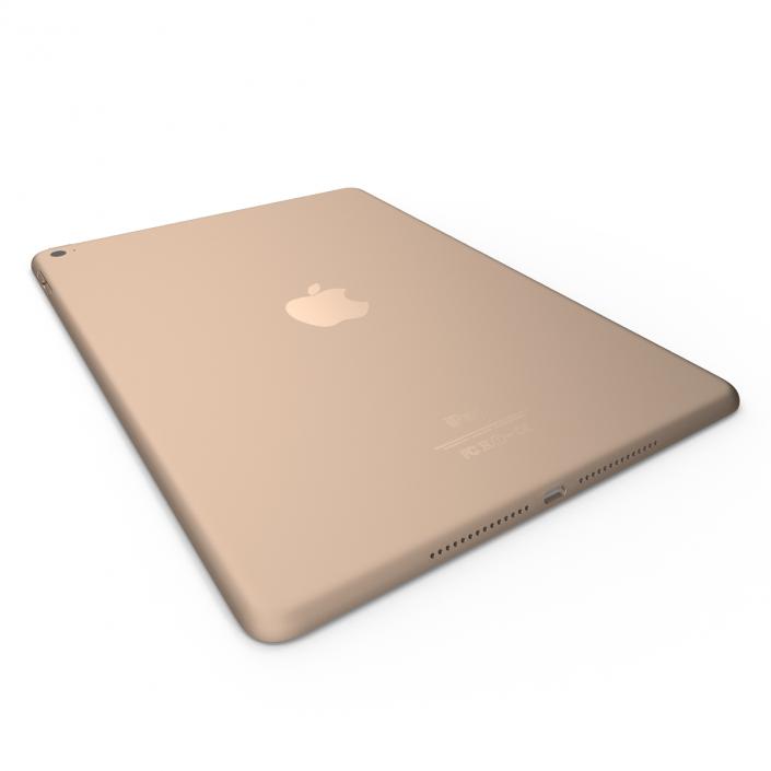 iPad Air 2 Gold 2 3D