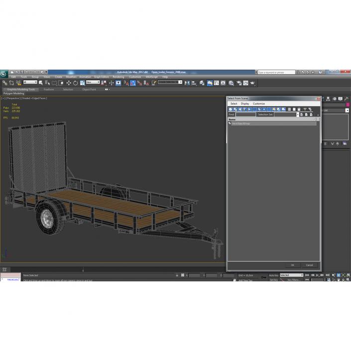 3D model Open Trailer Generic