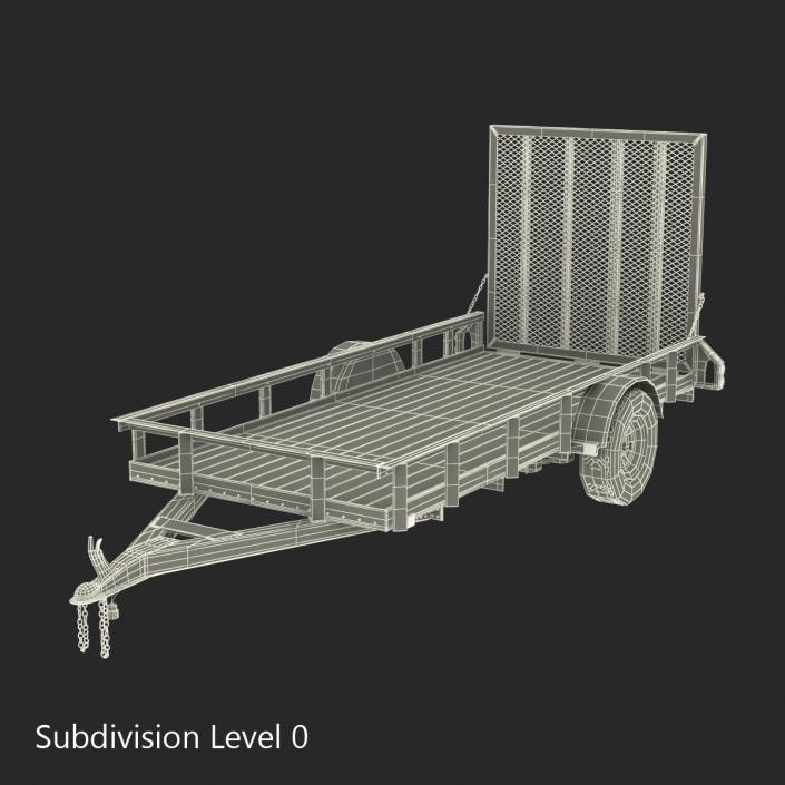 3D model Open Trailer Generic