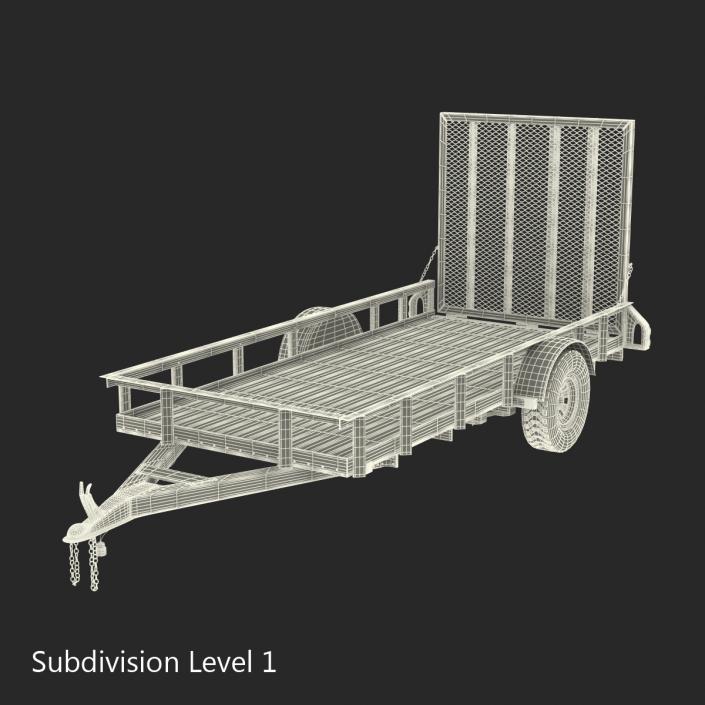 3D model Open Trailer Generic