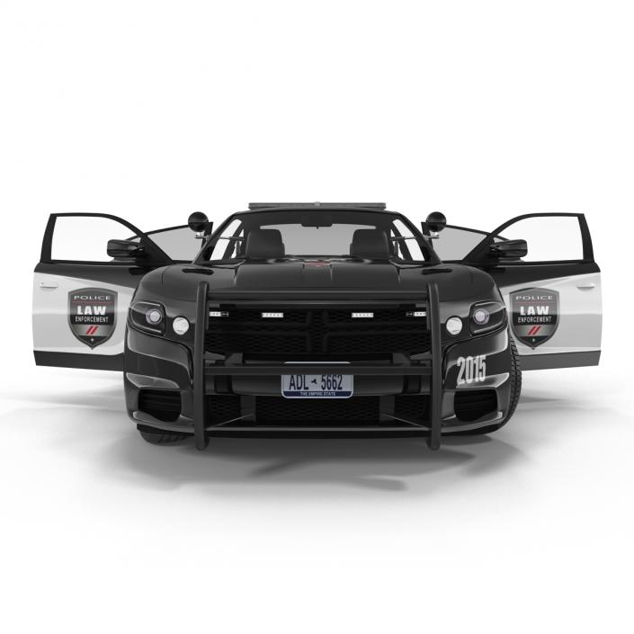 3D model Generic Police Car Rigged