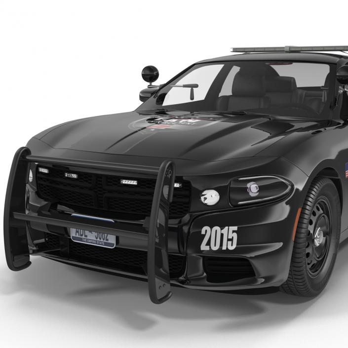 3D model Generic Police Car Rigged