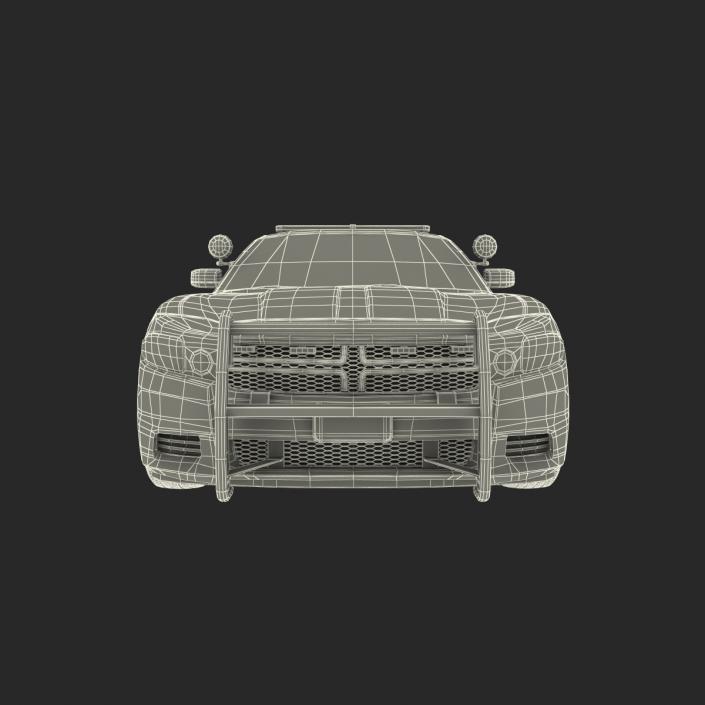 3D model Generic Police Car Rigged