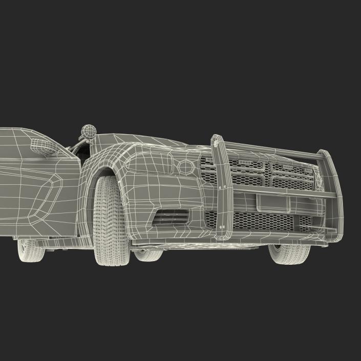 3D model Generic Police Car Rigged