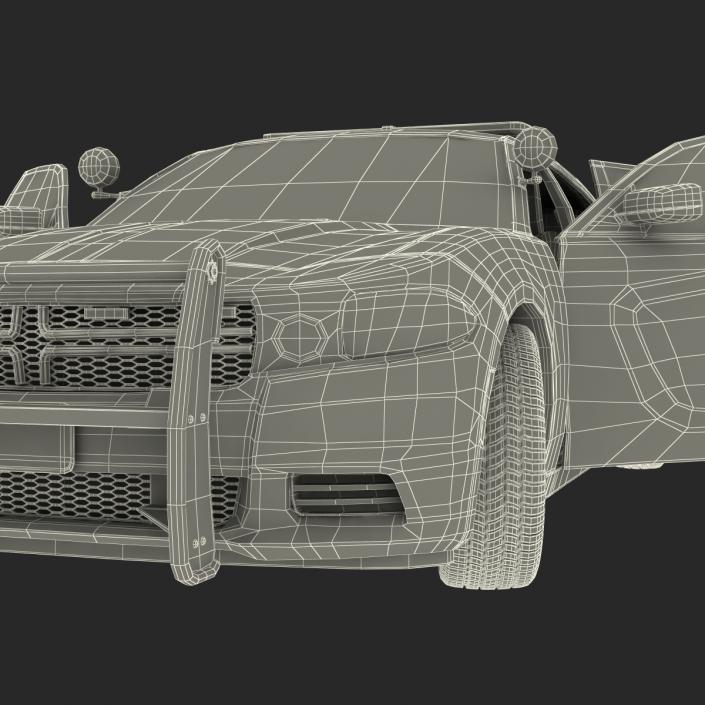 3D model Generic Police Car Rigged