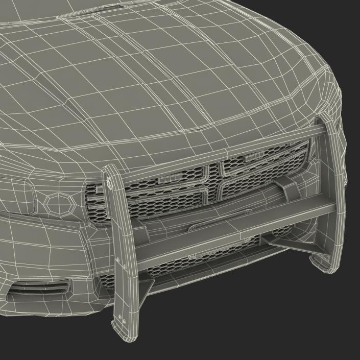 3D model Generic Police Car Rigged