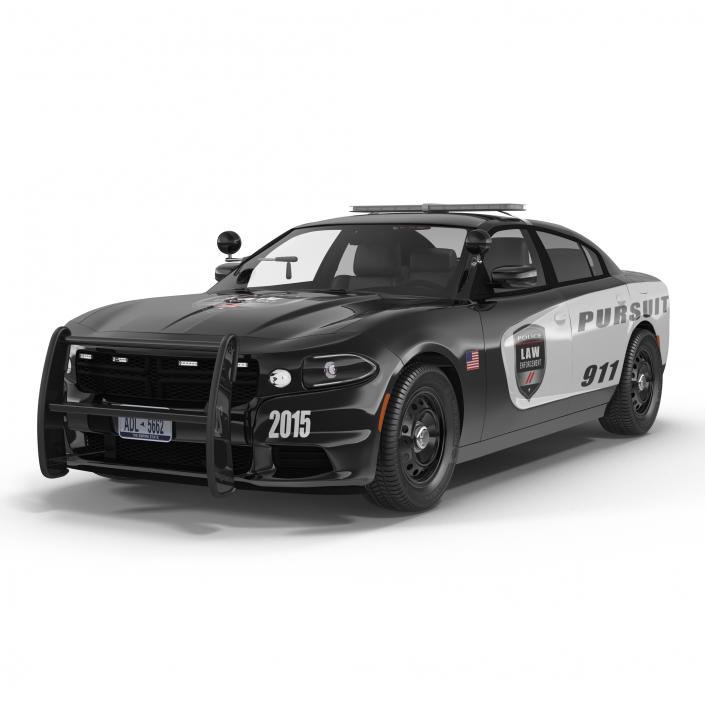 3D Generic Police Car model