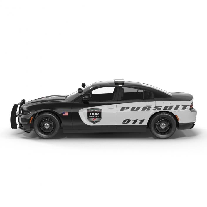 3D Generic Police Car model