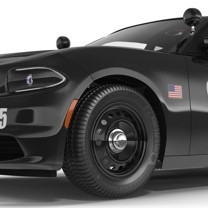 3D Generic Police Car model