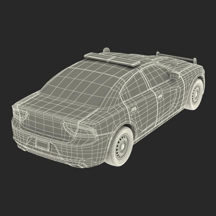 3D Generic Police Car model