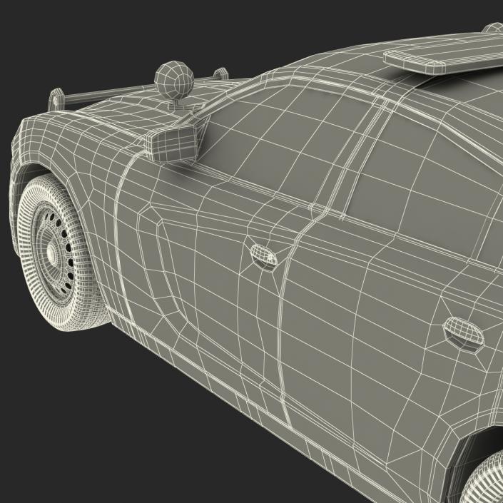 3D Generic Police Car model