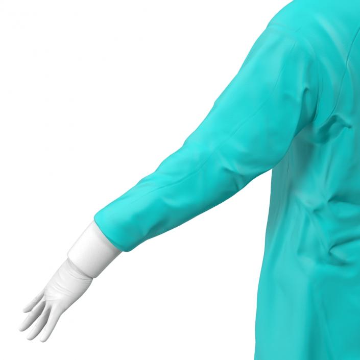 Male African American Surgeon 3D model