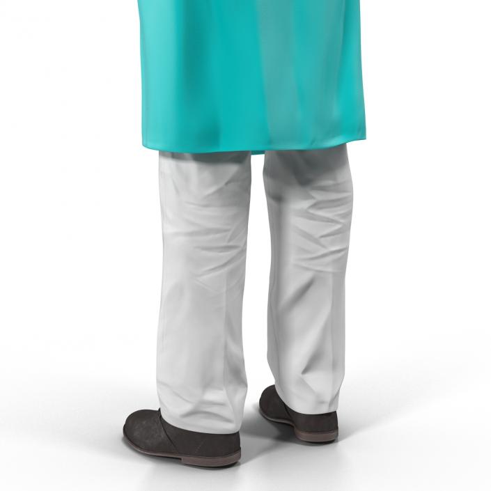 Male African American Surgeon 3D model