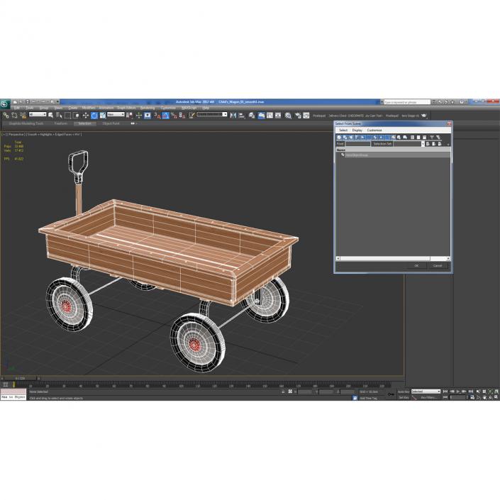 Childs Wagon 3D