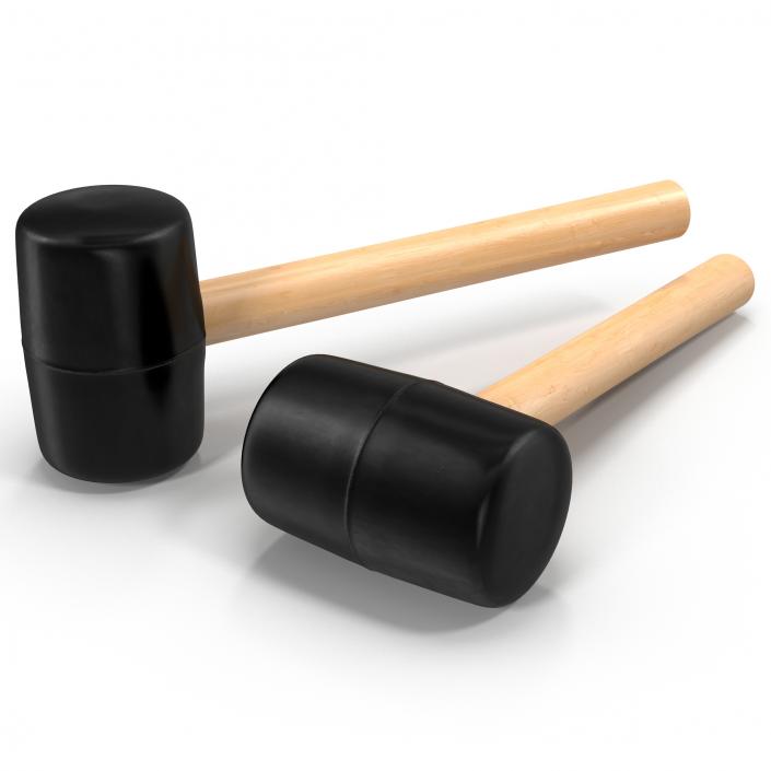 3D Rubber Mallet model