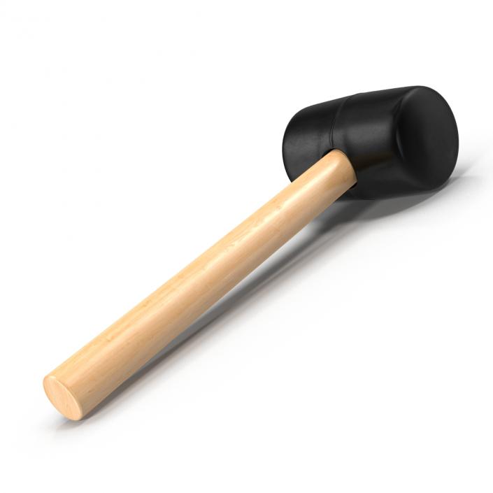 3D Rubber Mallet model