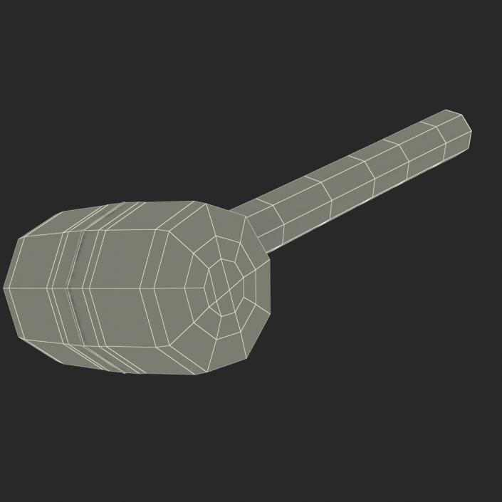 3D Rubber Mallet model