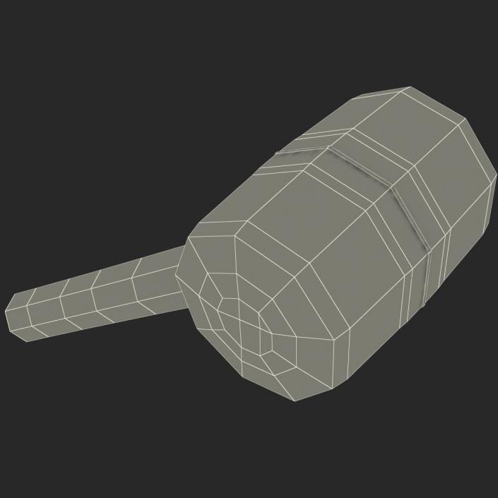 3D Rubber Mallet model