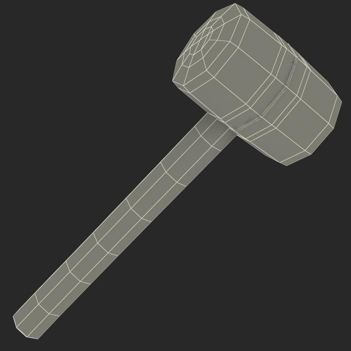 3D Rubber Mallet model