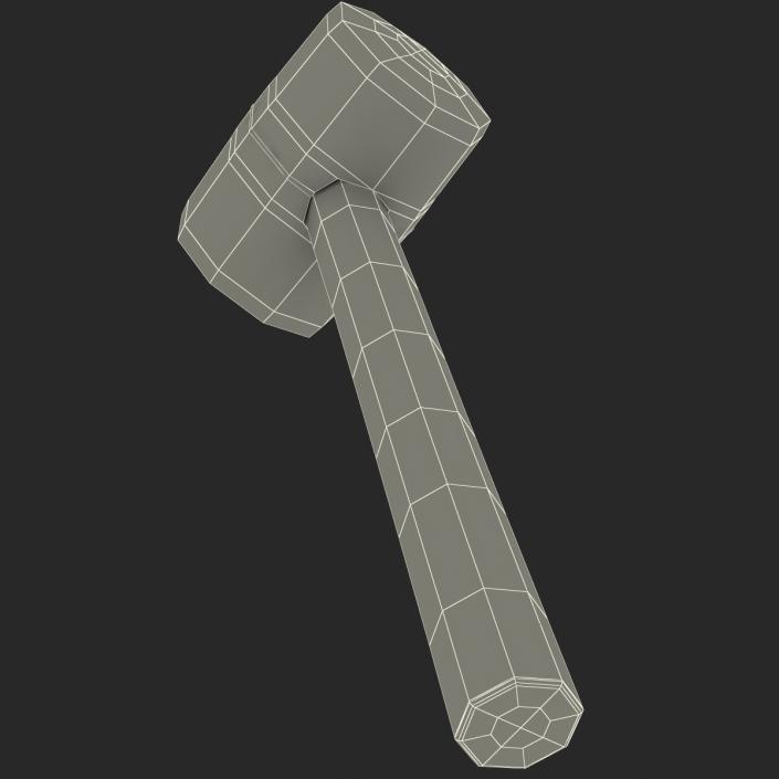 3D Rubber Mallet model