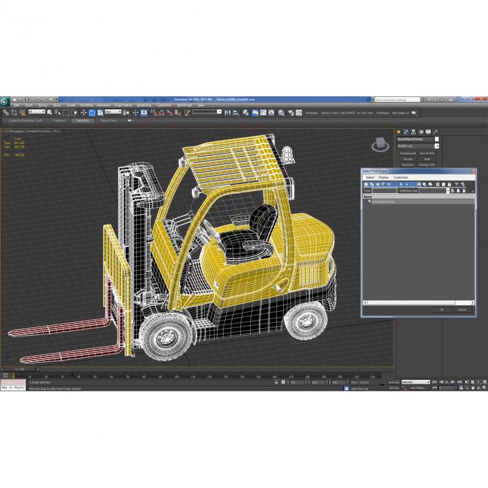 3D model Forklift