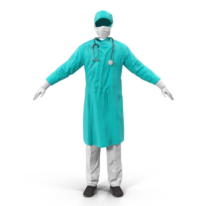 3D Surgeon Dress model