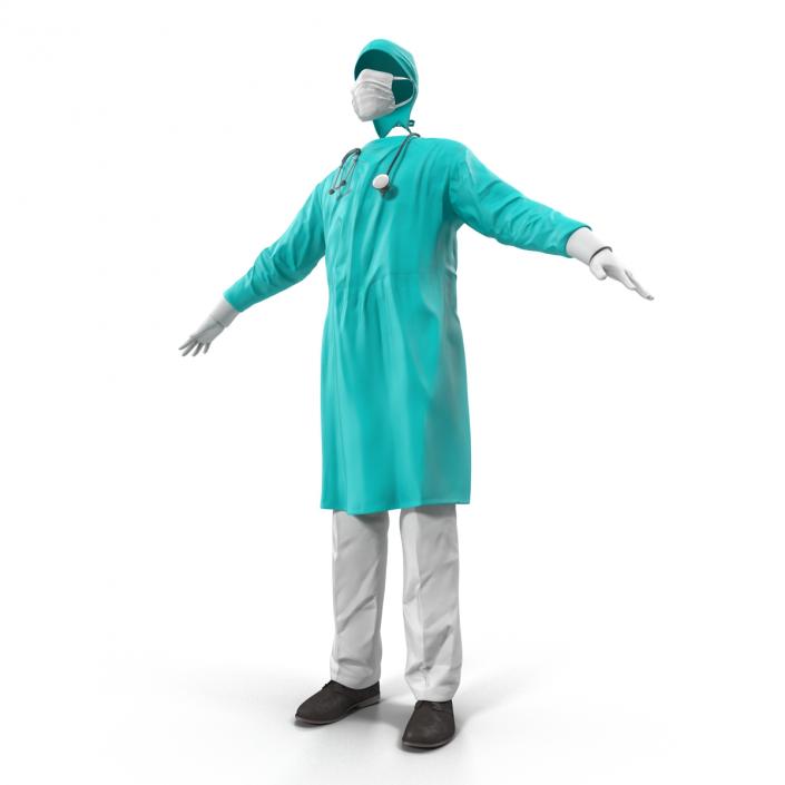 3D Surgeon Dress model