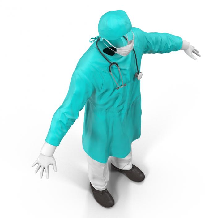 3D Surgeon Dress model