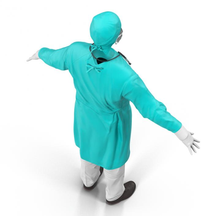 3D Surgeon Dress model