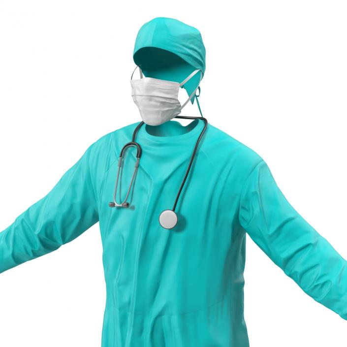 3D Surgeon Dress model