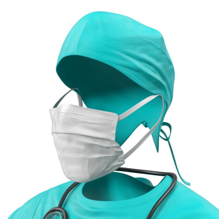 3D Surgeon Dress model