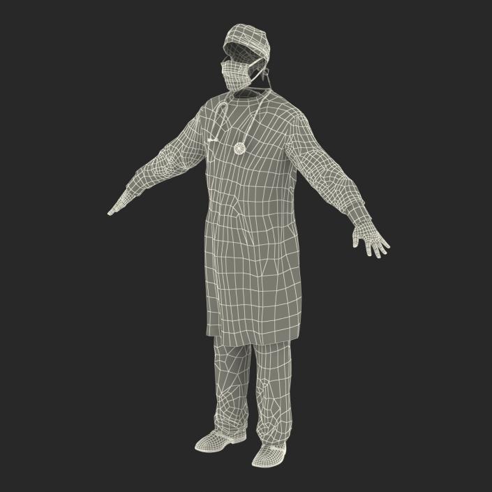 3D Surgeon Dress model