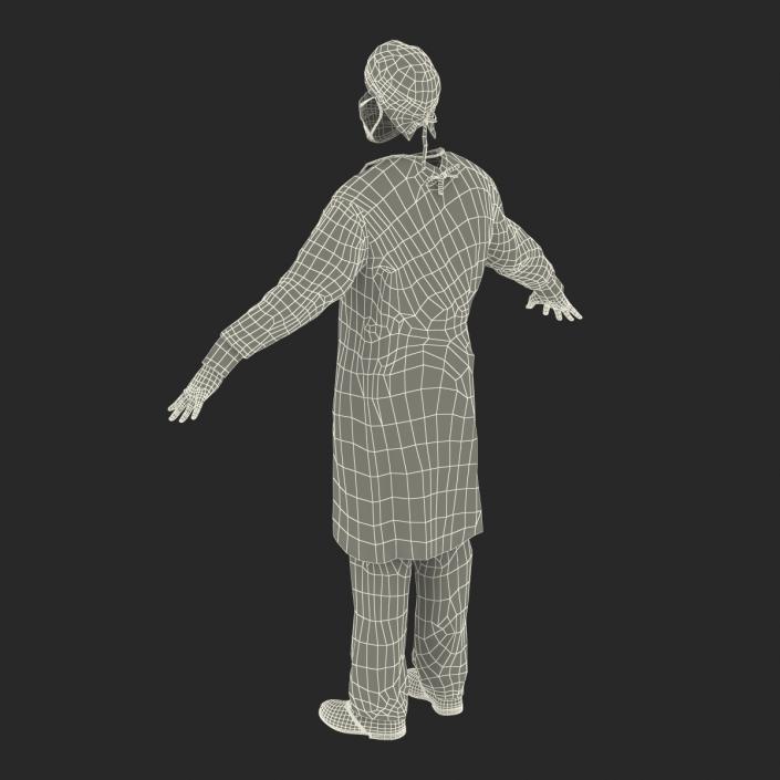 3D Surgeon Dress model