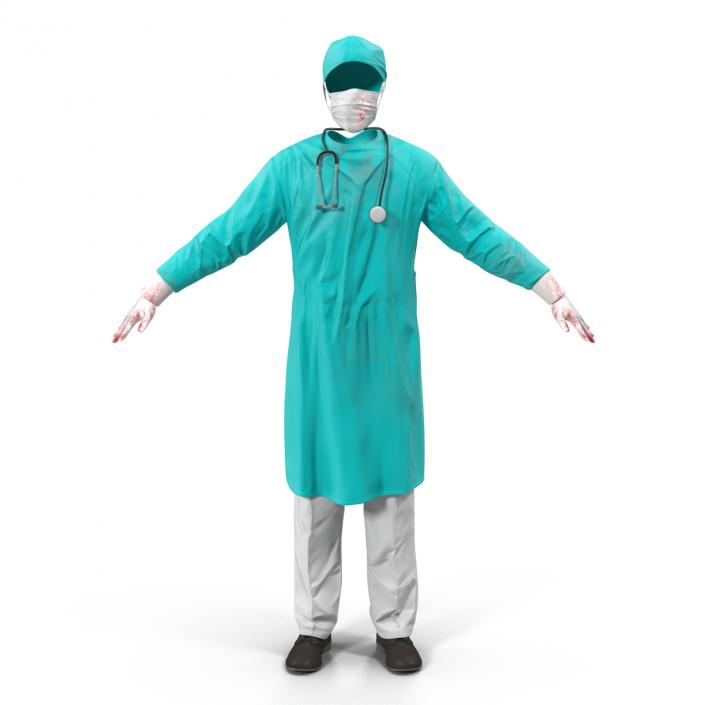 3D model Surgeon Dress 2