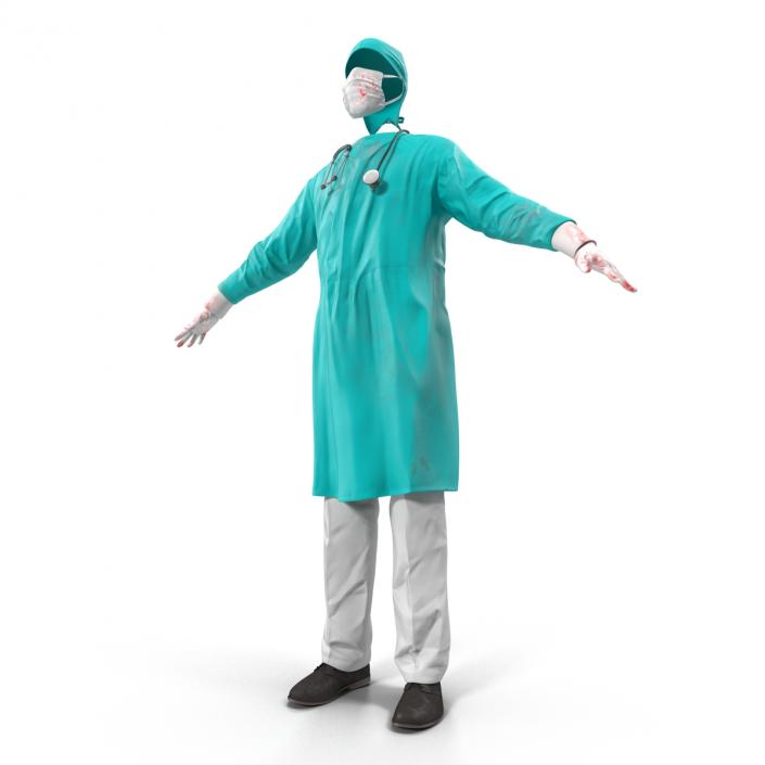 3D model Surgeon Dress 2