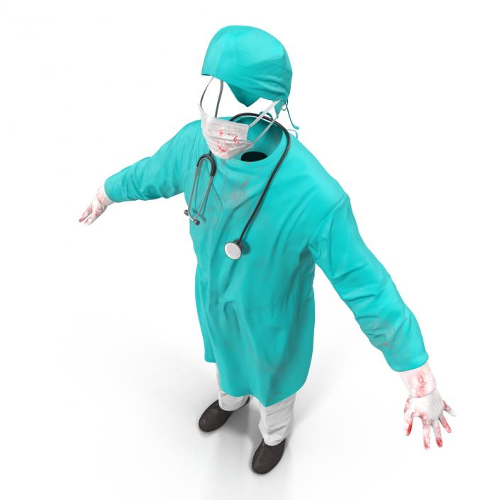 3D model Surgeon Dress 2