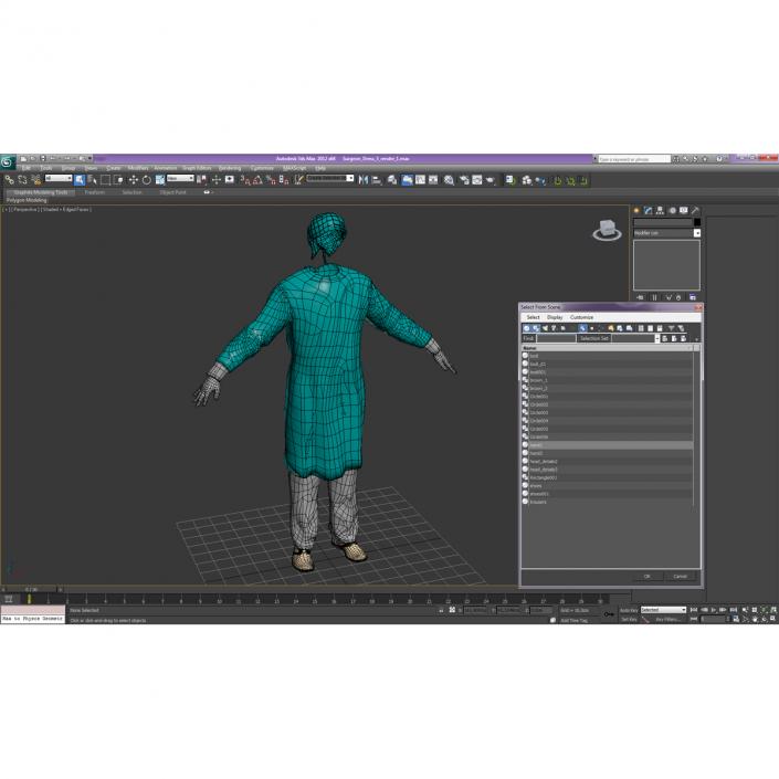 3D model Surgeon Dress 3