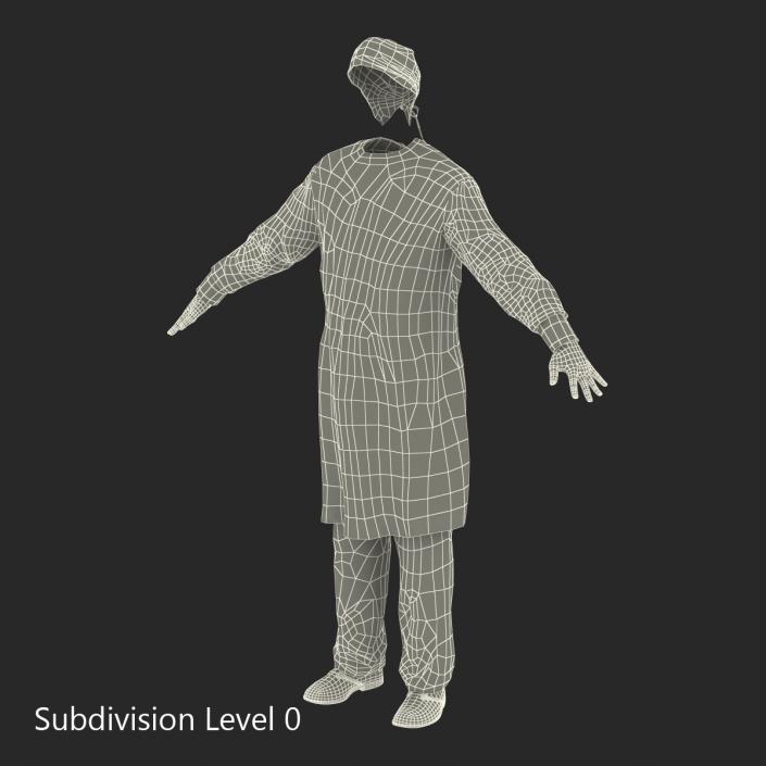 3D model Surgeon Dress 3