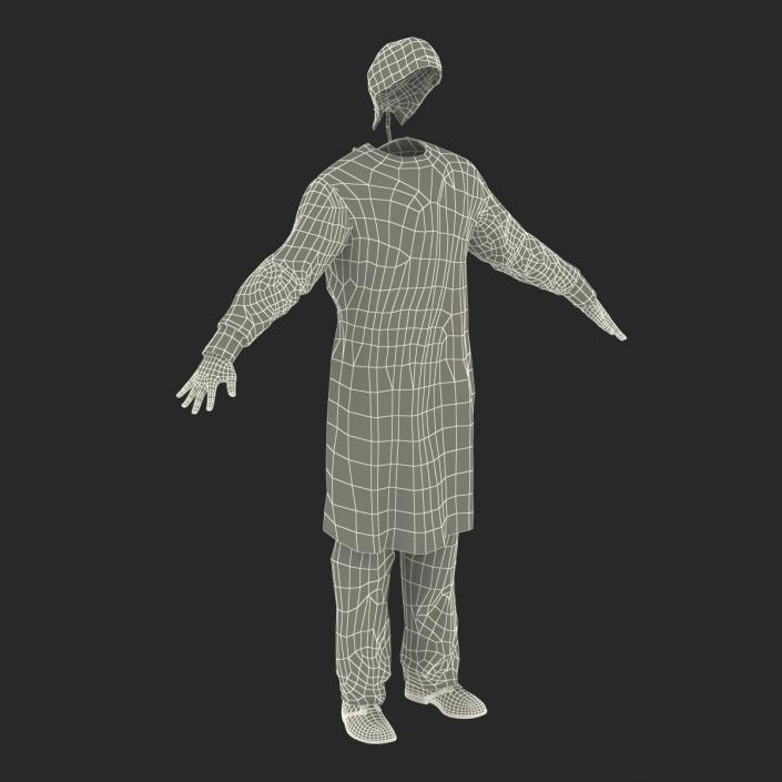 3D model Surgeon Dress 3