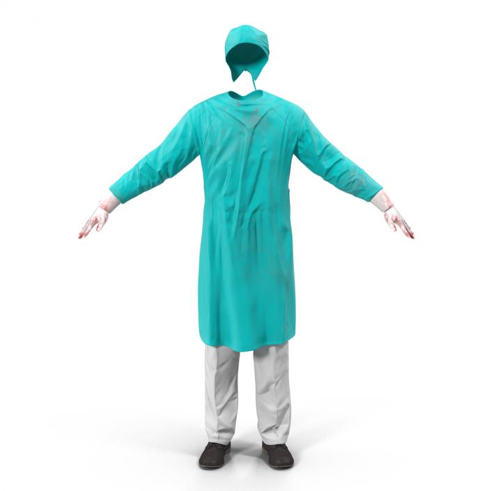 3D model Surgeon Dress 4