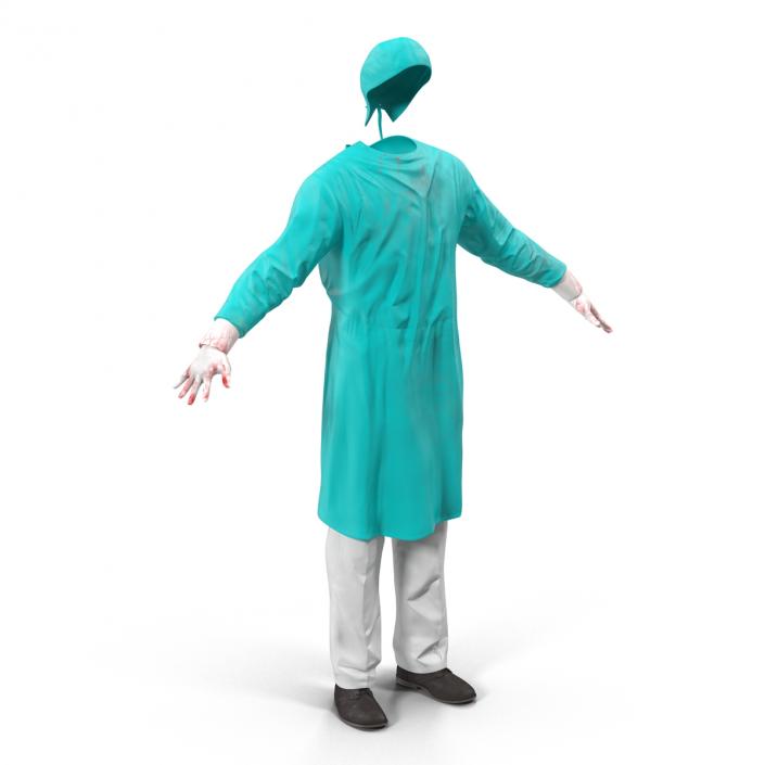 3D model Surgeon Dress 4