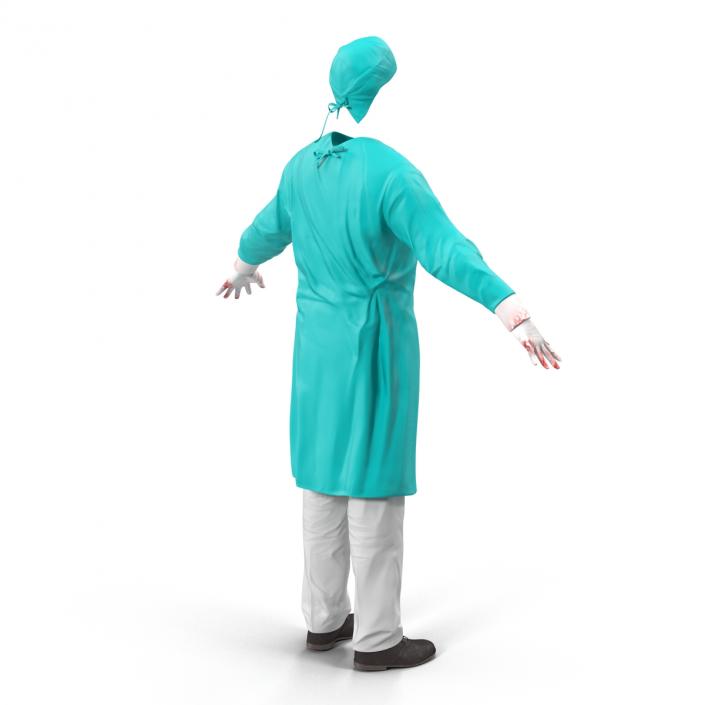 3D model Surgeon Dress 4