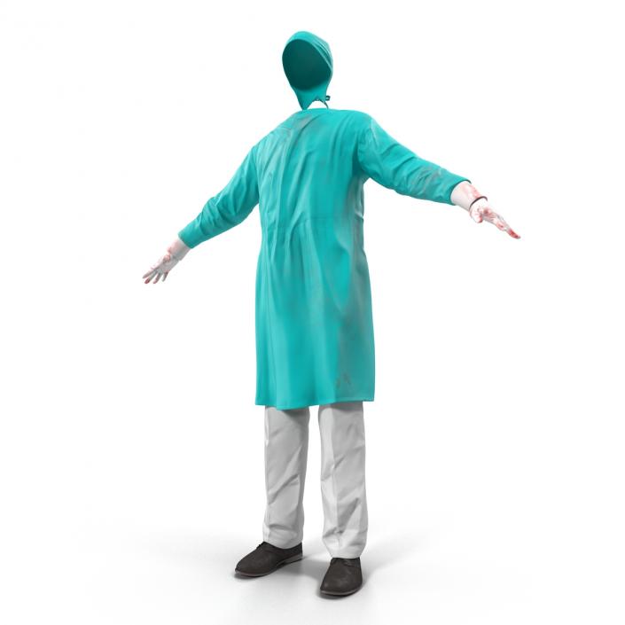 3D model Surgeon Dress 4