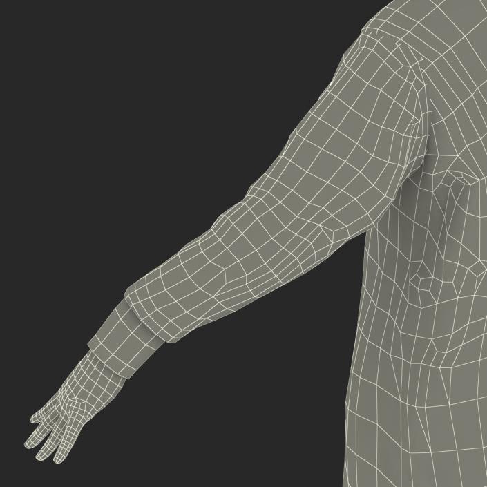 3D model Surgeon Dress 4