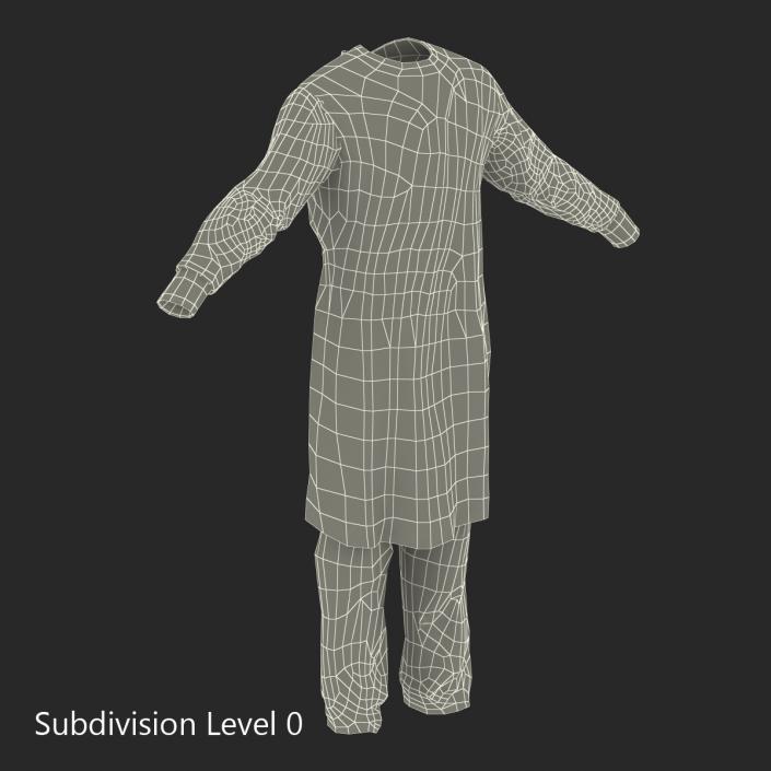 3D model Surgeon Dress 5