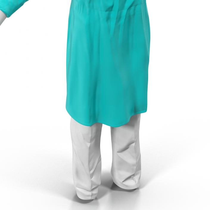 3D model Surgeon Dress 5