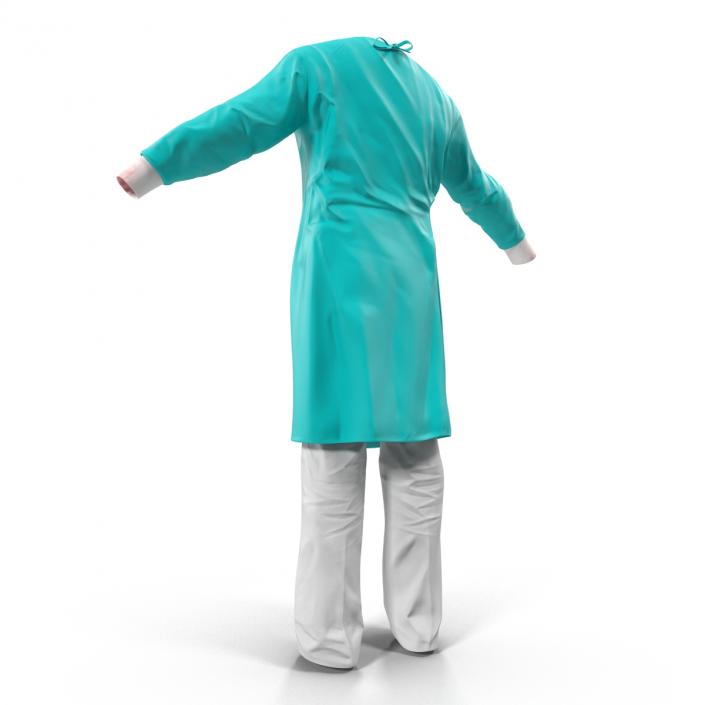 3D model Surgeon Dress 6