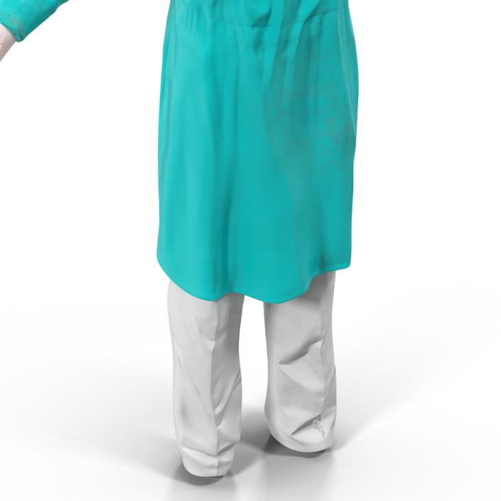 3D model Surgeon Dress 6