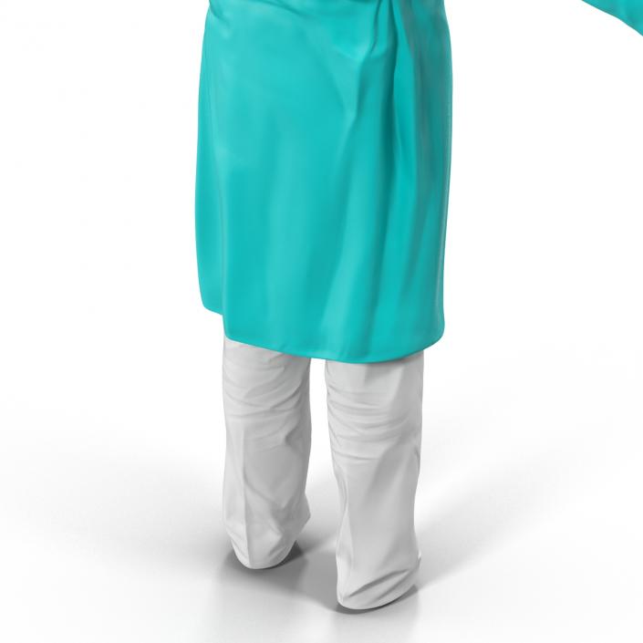 3D model Surgeon Dress 6