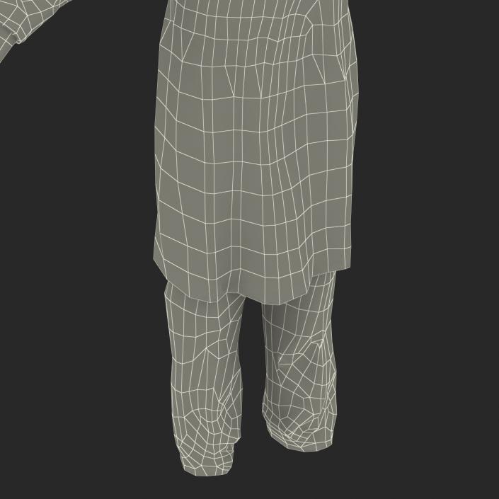 3D model Surgeon Dress 6